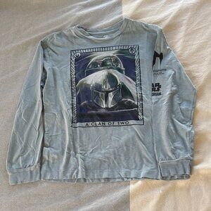 Gap Star Wars Baby Grogu/Mandolorian Long Sleeve Shirt